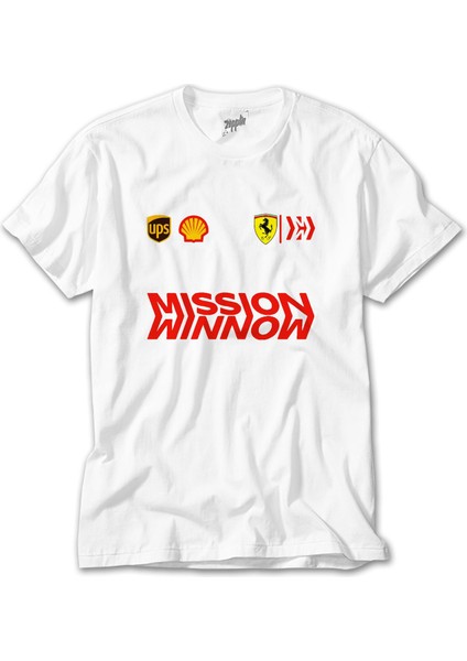 F1 Sponsor Beyaz Tişört