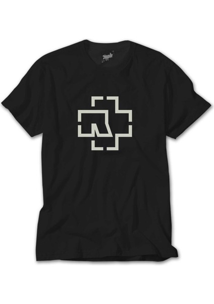 Rammstein Logo Siyah Tişört