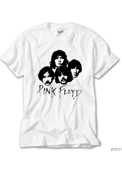 Pink Floyd Group Beyaz Tişört