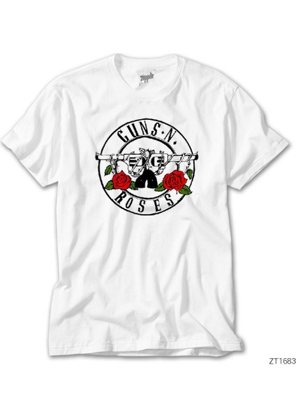 Guns N Roses Light 1 Beyaz Tişört