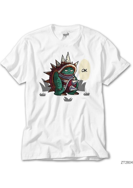 Lol Rammus Ok Beyaz Tişört