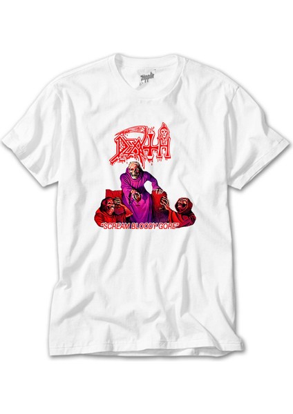 Death Scream Bloody Gore Beyaz Tişört