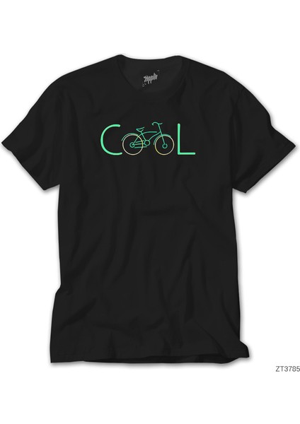 Bisiklet Cool Siyah Tişört