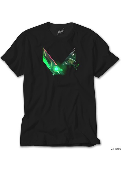 Valorant Viper Logo Siyah Tişört