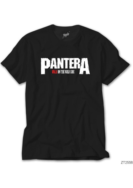 Pantera Walk On The Wild Side Siyah Tişört