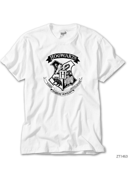 Hary P. Schools Logo Bw Beyaz Tişört