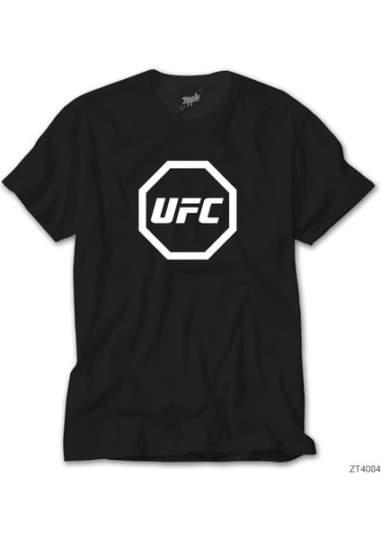 Ufc Logo Siyah Tişört
