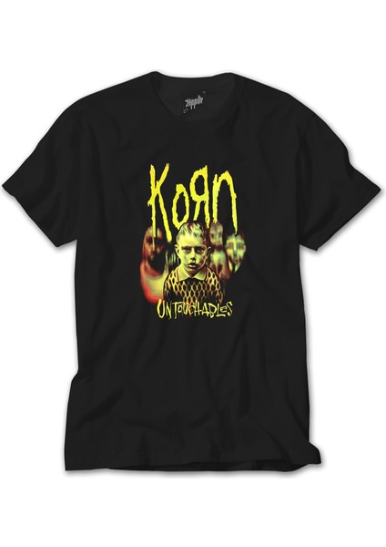 Korn Untouchables Siyah Tişört