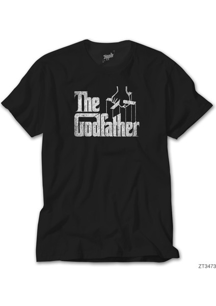 The Godfather Distorted Siyah Tişört