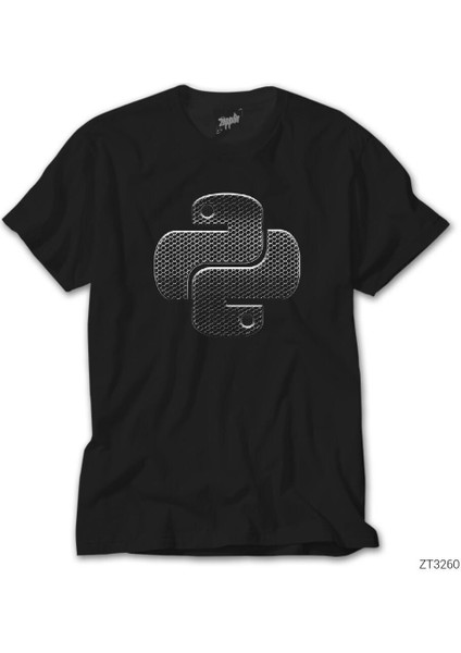 Python Black Siyah Tişört