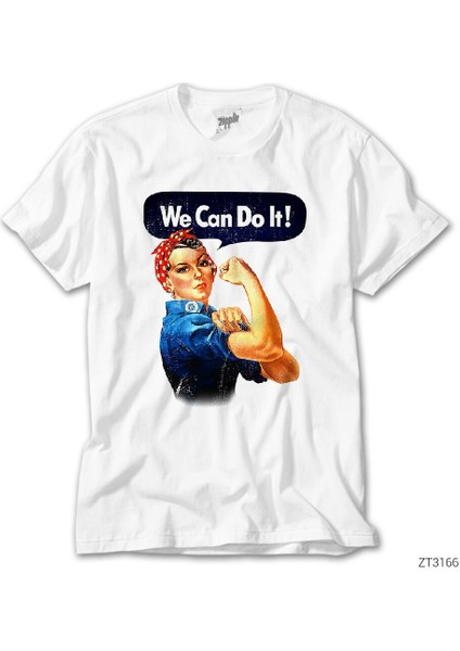 We Can Do It Beyaz T-Shirt