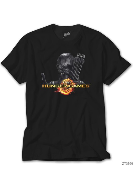 The Hunger Games Mockingjay Siyah Tişört
