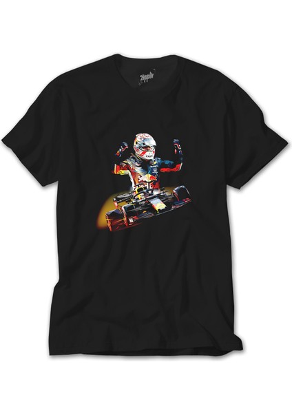 F1 Redbull Siyah Tişört