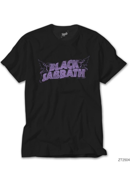 Black Sabbath Logo Siyah Tişört