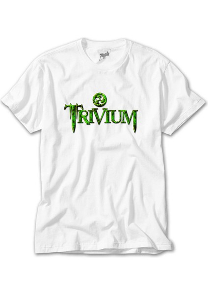 Trivium Logo Beyaz Tişört