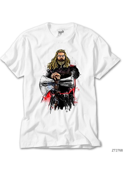 Thor And Stormbreaker Beyaz Tişört