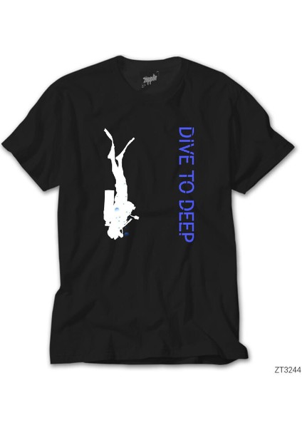 Dalgıç Dive To Deep Siyah Tişört