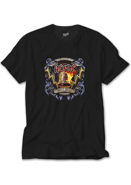 Ac Dc Hells Bells 2 Siyah T-Shirt