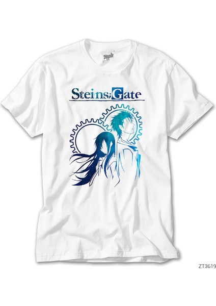 Steins Gate Beyaz Tişört