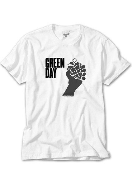 Green Day Bomb 2 Beyaz Tişört