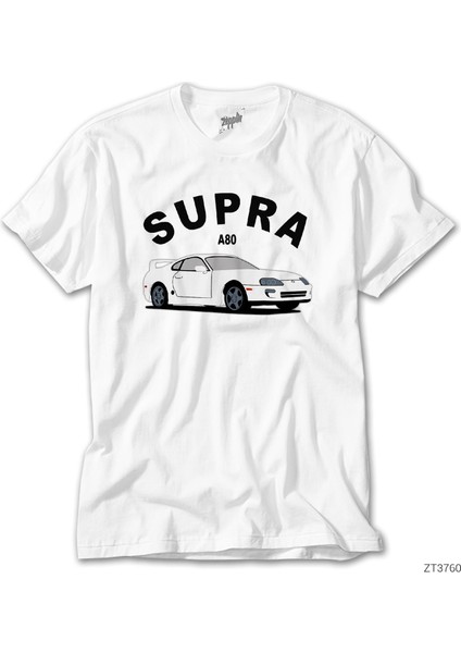 Toyota The Supra A80 Beyaz Tişört