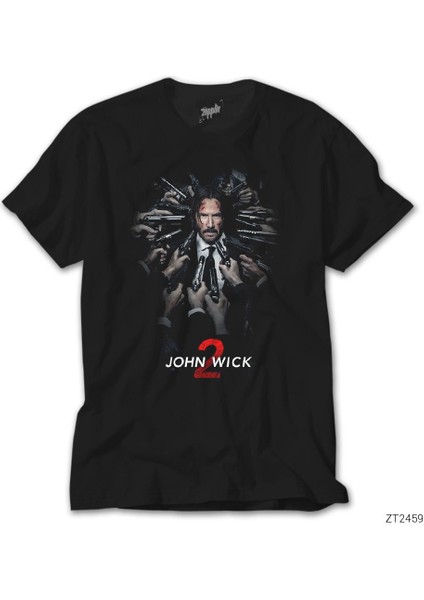 John Wick Guns Siyah Tişört