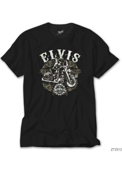 Elvis Made In America Siyah Tişört