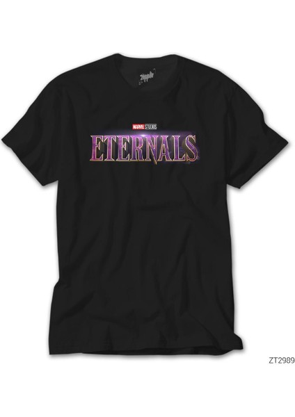 Eternals Logo Siyah Tişört