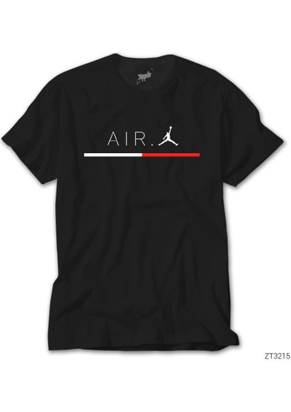 Air Jordn Line Siyah Tişört