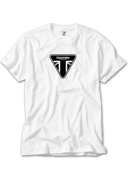 Triumph Motorcycles Ltd Beyaz Tişört