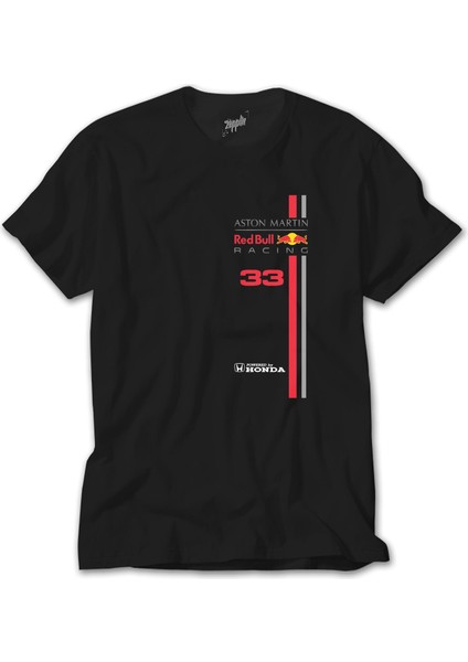 F1 Aston Martin Siyah Tişört