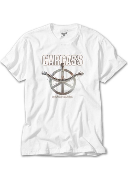 Carcass Heartwork Beyaz T-Shirt