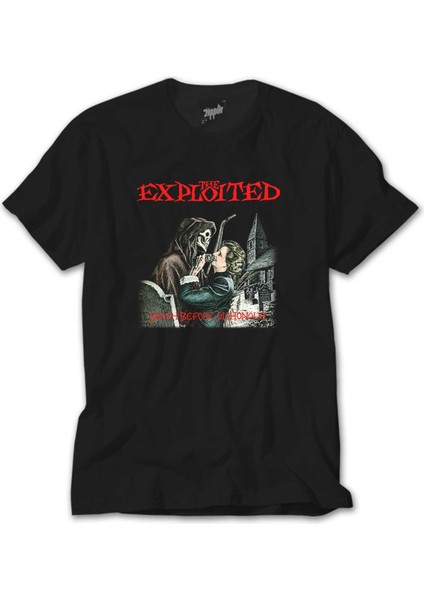 The Exploited Death Before Dishonour Siyah Tişört