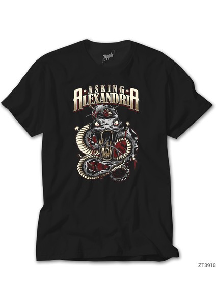 Asking Alexandria Snake Siyah Tişört