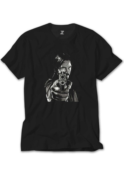 John Wick 4 Guns Siyah Tişört