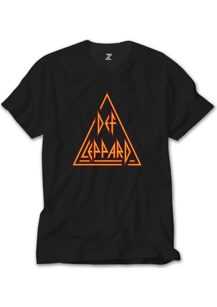 Def Leppard Logo 2 Siyah Tişört