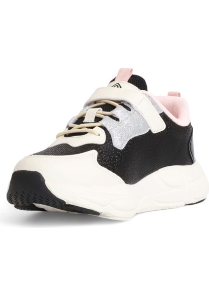 2082 Anatomik Tabanlı Ultra Hafif Kız Çocuk Sneakers Ayakkabı - NKT02082-BEJ-34