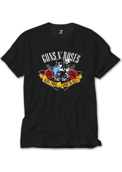 Guns N' Roses Gone To Hell Siyah T-Shirt