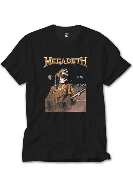 Megadeth So Far So Good Siyah Tişört