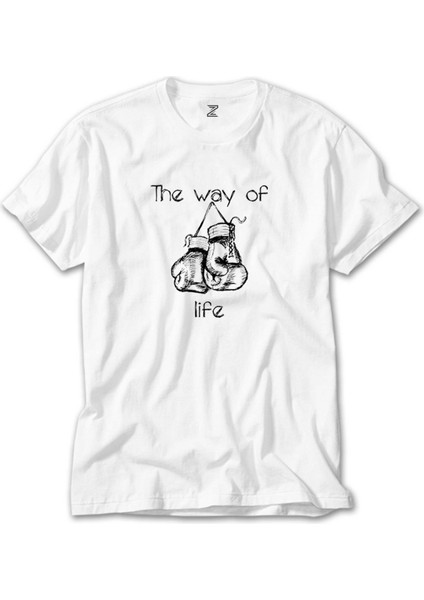 Boxing The Way Of Life Beyaz Tişört