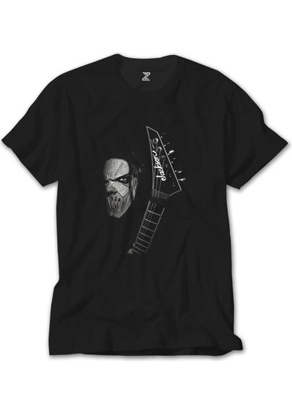 Slipknot Mick Thomson Guitar Siyah Tişört
