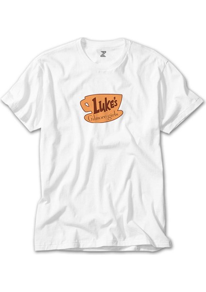 Glimore Girls Luke's Beyaz T-Shirt