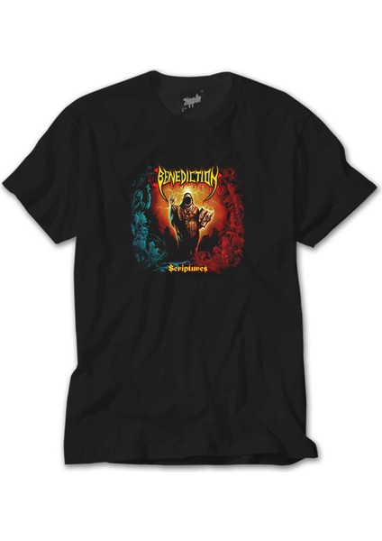 Benediction Scriptures Siyah T-Shirt