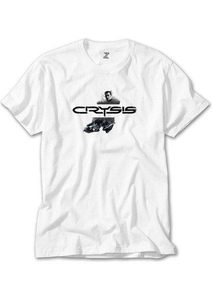 Crysis Stain Warrior Beyaz T-Shirt