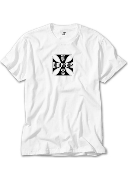 West Coast Choppers Beyaz T-Shirt