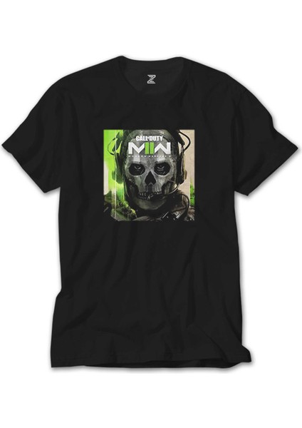 Call Of Duty Modern Warfare Iı Ghost Siyah T-Shirt