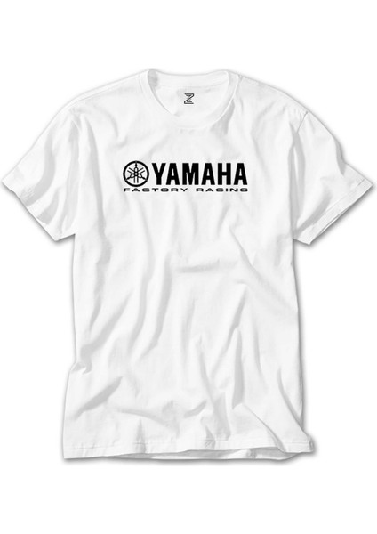 Yamaha Factory Racing Beyaz T-Shirt