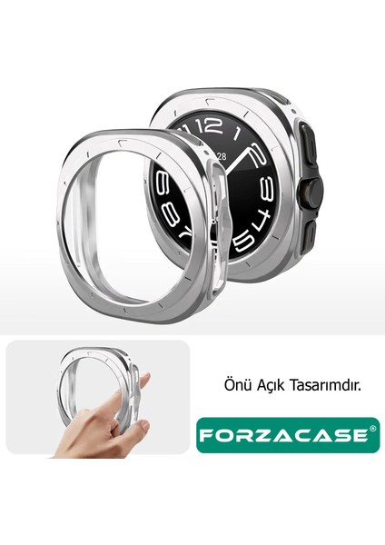 Samsung Galaxy Watch 7 Ultra 47MM ile Uyumlu Önü Açık Silikon Kılıf - FC764