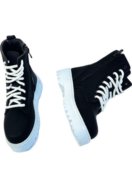 Kafkaslar Mavi Taban Ipli Fermuarlı Kız Çocuk Postal Bot fiyatları