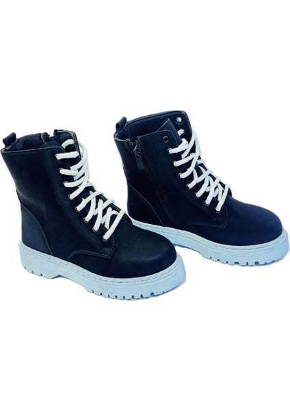 Kafkaslar Mavi Taban Ipli Fermuarlı Kız Çocuk Postal Bot modelleri